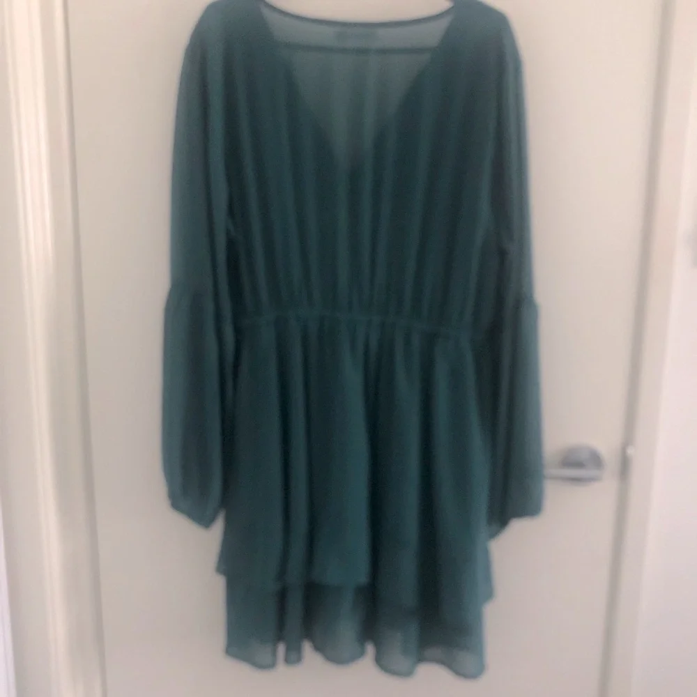 🔥 price drop - Dark Teal/Green dress, New without tags size 16 - Picture 4 of 10